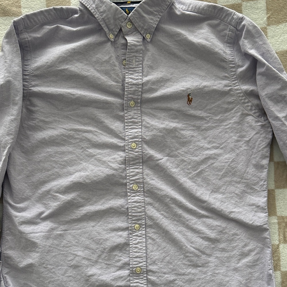 Polo Ralph Lauren Light Gray Button Down Shirt